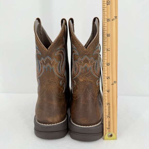 NWOB Ariat Women's Copper Kettle Leather Western Boots US 7B Oil/Slip Resistant - Picture 10 of 13